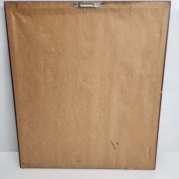 Vintage "Louisa Anne" Victorian Lady Painting Framed Unique Signed G. Barker - Picture 6 of 8